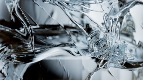 Glass Optics Science 3D CGI